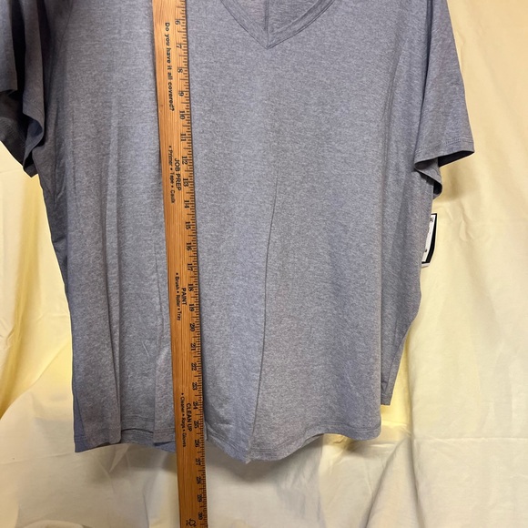 Two V-neck t-shirts women 2xlg Blue & gray Ideology - Picture 10 of 14
